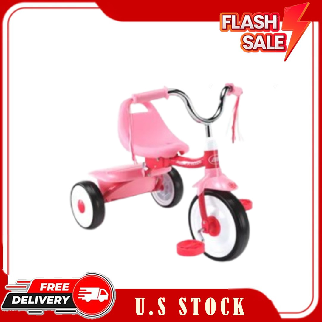 (New) Radio Flyer Ready to Ride Folding Trike, Pink, Ages 1.5–3 Years (41.14 USD) (New) Radio Flyer Ready to Ride Folding Trike, Pink, Ages 1.5–3 Years (41.14 USD)