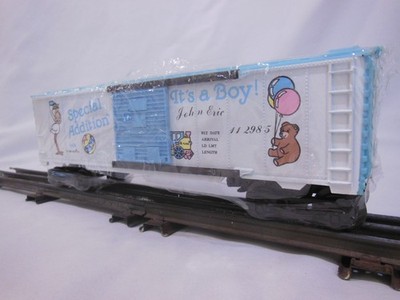 6428 K-Line It's A Boy Box Car O Gauge