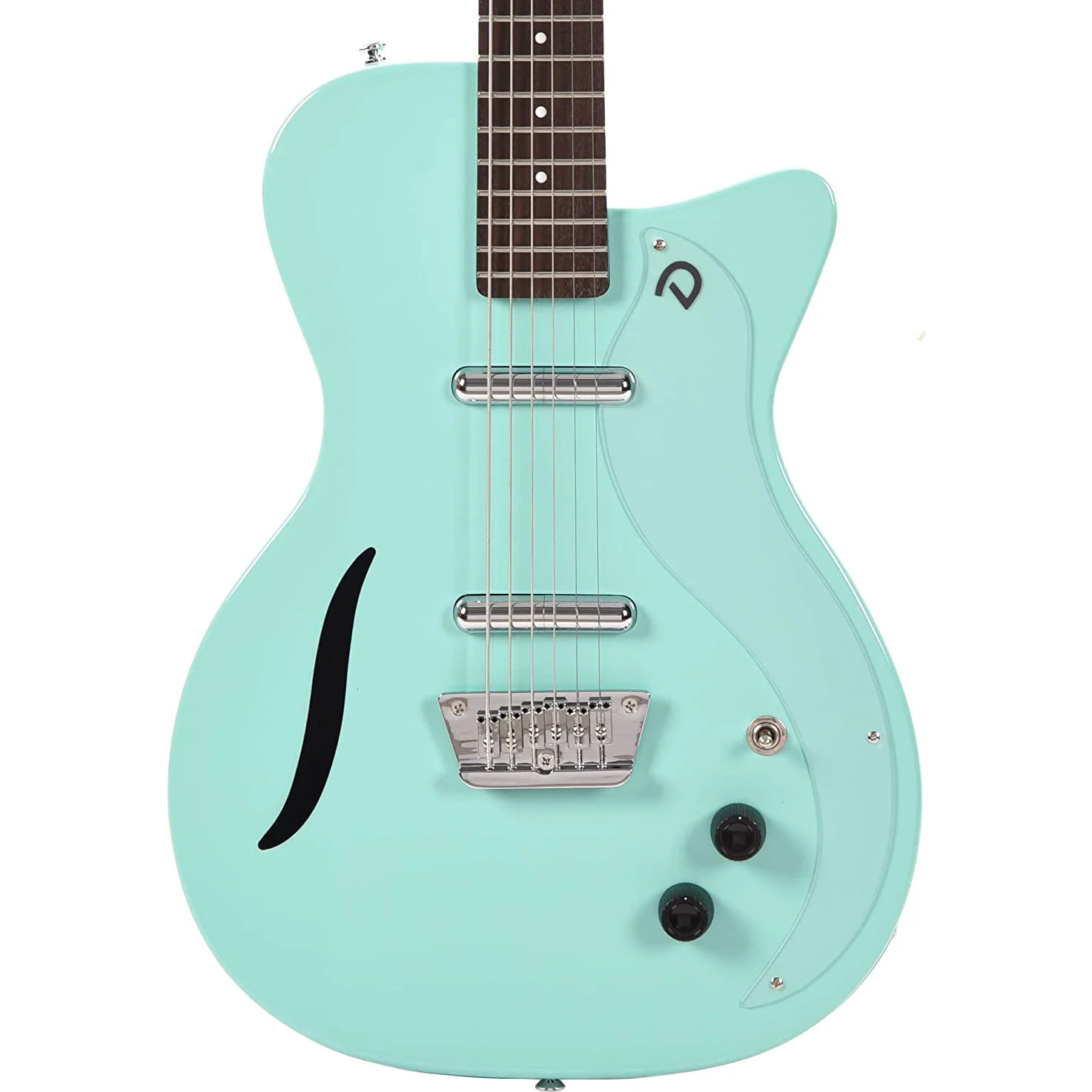 Danelectro  56 Vintage Baritone Electric Guitar, Aqua