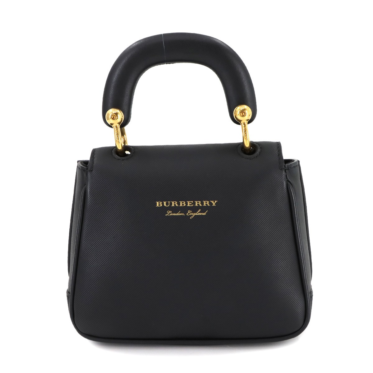 BURBERRY Small DK88 Top Handle Hand Shoulder Bag Leather