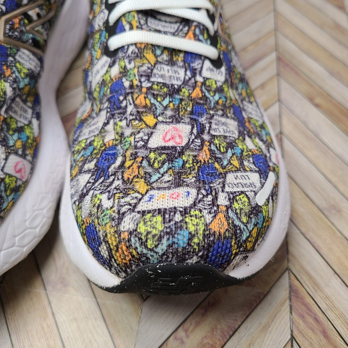 New Balance Fresh Foam X 1080 V12 Love Print Running Shoes Mens 11 UK 10.5 EU 45 New Balance Running Shoes Mens 11 Fresh Foam X 1080 V12 Love  main image 2