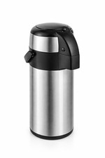 Commercial Stainless Steel Pump Action Tea / Coffee Thermos Dispenser &ndash; Catering