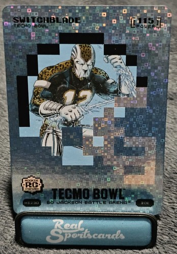 2026 Bo Jackson Battle Arena Tecmo Bowl Switchblade Helmet Icon Battlefoil Card