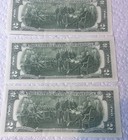 2013 Uncirculated $2 Banknotes Set of 4 Sequential Serial Numbers — photo 7