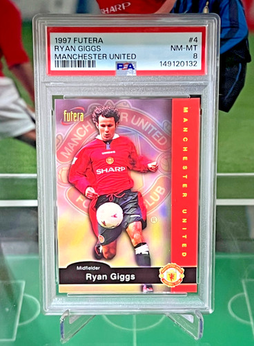 Ryan Giggs #4 1997 Futera Manchester United card