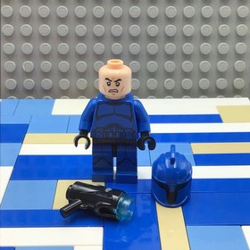 LEGO Star Wars Clone Trooper Senate Commando Minifigure Blue 75088 sw0614