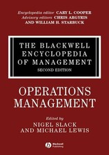 The Blackwell Encyclopedia of Management, Operations Management by Nigel Slack (
