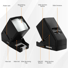 SV-3 35Mm Slide  Film Viewer-Slide Viewer with 3X Magnification and Led-Ligh...