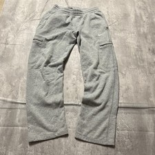 Grey Nike Cargo Pants Size Small Mens Drawstring Baggy Pockets
