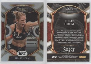 2021 Panini Select UFC Concourse Silver Prizm Holly Holm #54