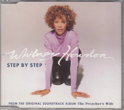 WHITNEY HOUSTON Step By Step MCD 1996 RAR & WIE NEU OST “The Preacher´s Wife” - Bild 1 von 4