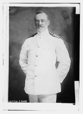 Photo:Admiral E. Barry 1910s Navy Uniform Portrait
