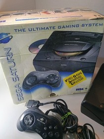 Sega Saturn Console Bundle USA Region CIB Complete in Original Box TESTED