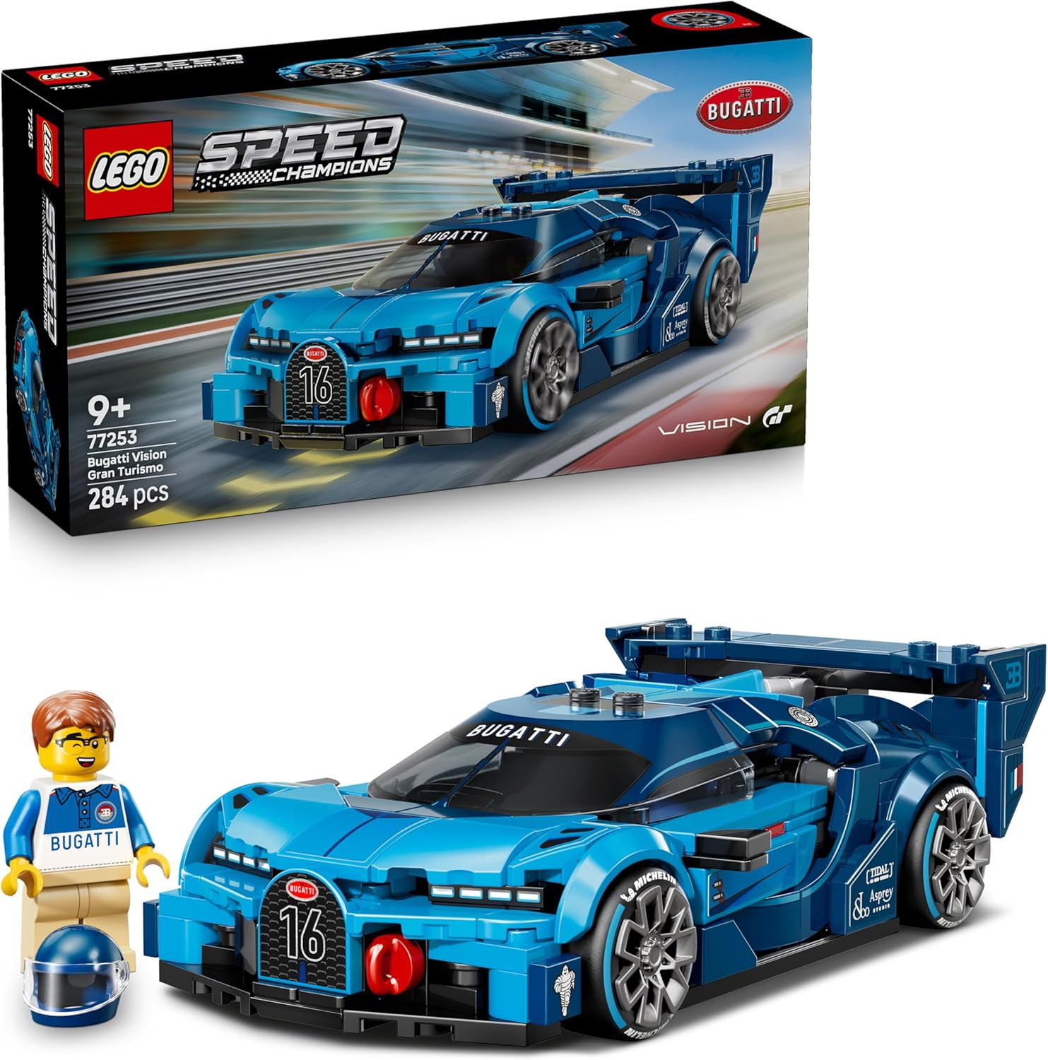 LEGO Speed Champions 77253: Analisi Tecnica Bugatti Vision GT