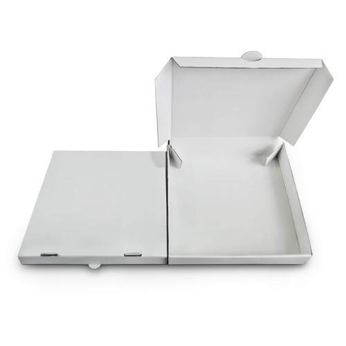 14" Premium White Corrugated Pizza Boxes Take Out Containers, DIY Decoration ...