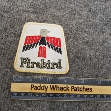 Vintage Firebird Patch Car Auto Pontiac 80s Stained AE4a