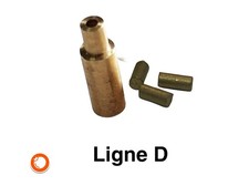 Gasbefülladapter für S. T. DUPONT Feuerzeug, Linie D, plus 3 Feuersteine