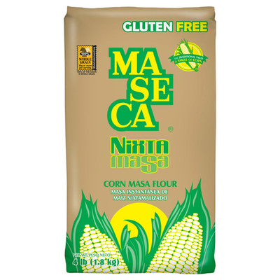 Maseca Nixtamasa Instant Corn Masa Flour Bag Nixtamalized Tortilla Tamale 4 lb