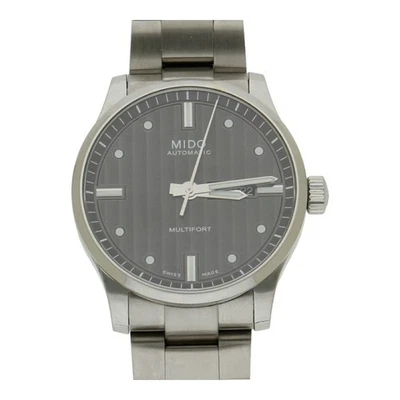 Mido Multifort Automatik 42mm Edelstahl Herrenuhr Saphirglas Sichtboden U12.497 - Bild 1 von 4