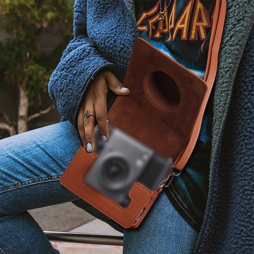 Modische PU-Ledertasche f��r Instax WideEvo f��r Fotografie-Enthusiasten - Zdjęcie 6 z 15