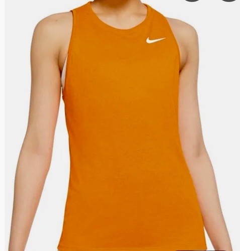 Nike Women's Dri-FIT Training Tank Top Sz. Medium NEW DV6729-802 BURNT ORANGE.