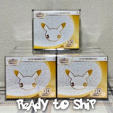Pokémon 30th Celebration Elite Trainer Box ETB NEW SEALED ✧ IN-HAND ✧ Free Case