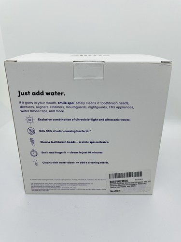 SmileDirectClub Smile Spa Ultrasonic + UV Cleaner Factory Sealed - Picture 3 of 12