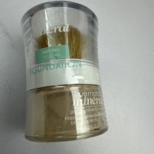 L'OREAL True Match Mineral Foundation Soft Ivory N1-2 / 456 New Sealed