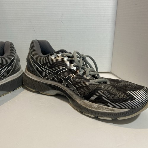 ASICS Gel Nimbus 19 Mens Size 12 Carbon Silver Jogging Running Casual Shoes - Picture 5 of 13