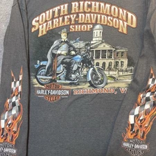 Harley Davidson Ride It Like You Stole It Long Sleeve T-Shirt XL Richmond VA 