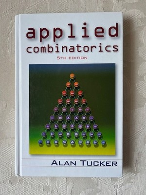 Applied Combinatorics - Hardcover By Tucker, Alan - excellent cond, 2007