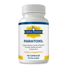 Simple Promise Paratoxil - Psyllium Husk Capsules for Daily Gut Wellness Supp...
