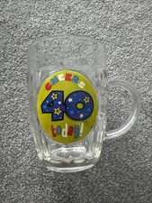 GLASS ‘CHEERS 40 TODAY!’ BEER STEIN