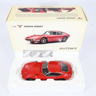 AUTOart Millennium 1/18 Toyota 2000GT Coupe Red Up Graded Diecast Model Car