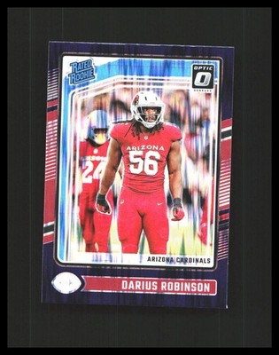 2024 Darius Robinson Rookie -Donruss Optic #225 Purple Shock   - S1B4R2L33C4
