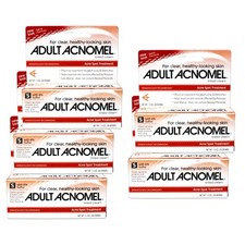 6 Pack Adult Acnomel Tinted Cream Acne Medication 1.30 Oz 36 G Each