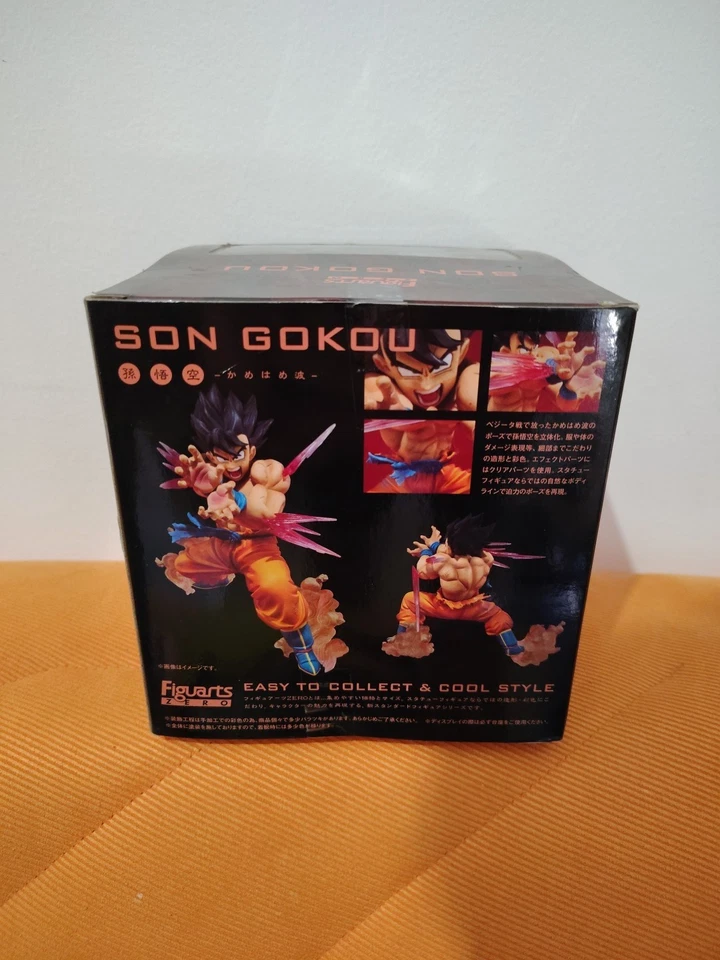 NUOVO - Figurina Dragon Ball Z - Son Goku Kamehameha Sh Figuarts Zero 11Cm  - Immagine 3 di 4