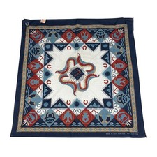Vintage Bandana Native American Southwestern Western Thunderbird Blue USA NEW