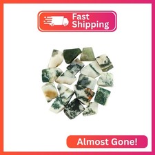 CRYSTALIS Wholesale 100 carats Natural Moss Agate Raw Crystals, Loose Gemstone,