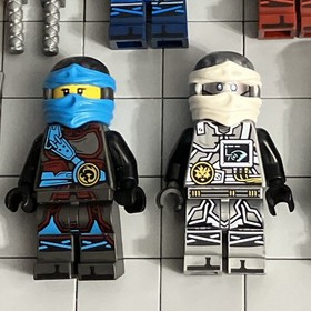 LEGO NINJAGO The Hands of Time Minifig Zane 70624 Lot Of 7 E9 9