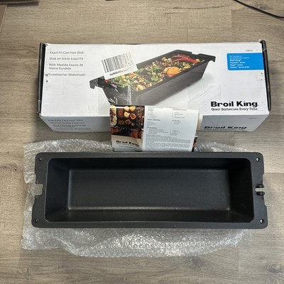 Broil King Gas Grill Exact Fit Cast Iron Wok 69618 NEW