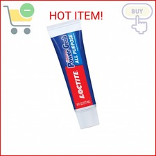 Loctite Power Grab All Purpose, White Construction Adhesive, 6 fl oz Tube, Pack