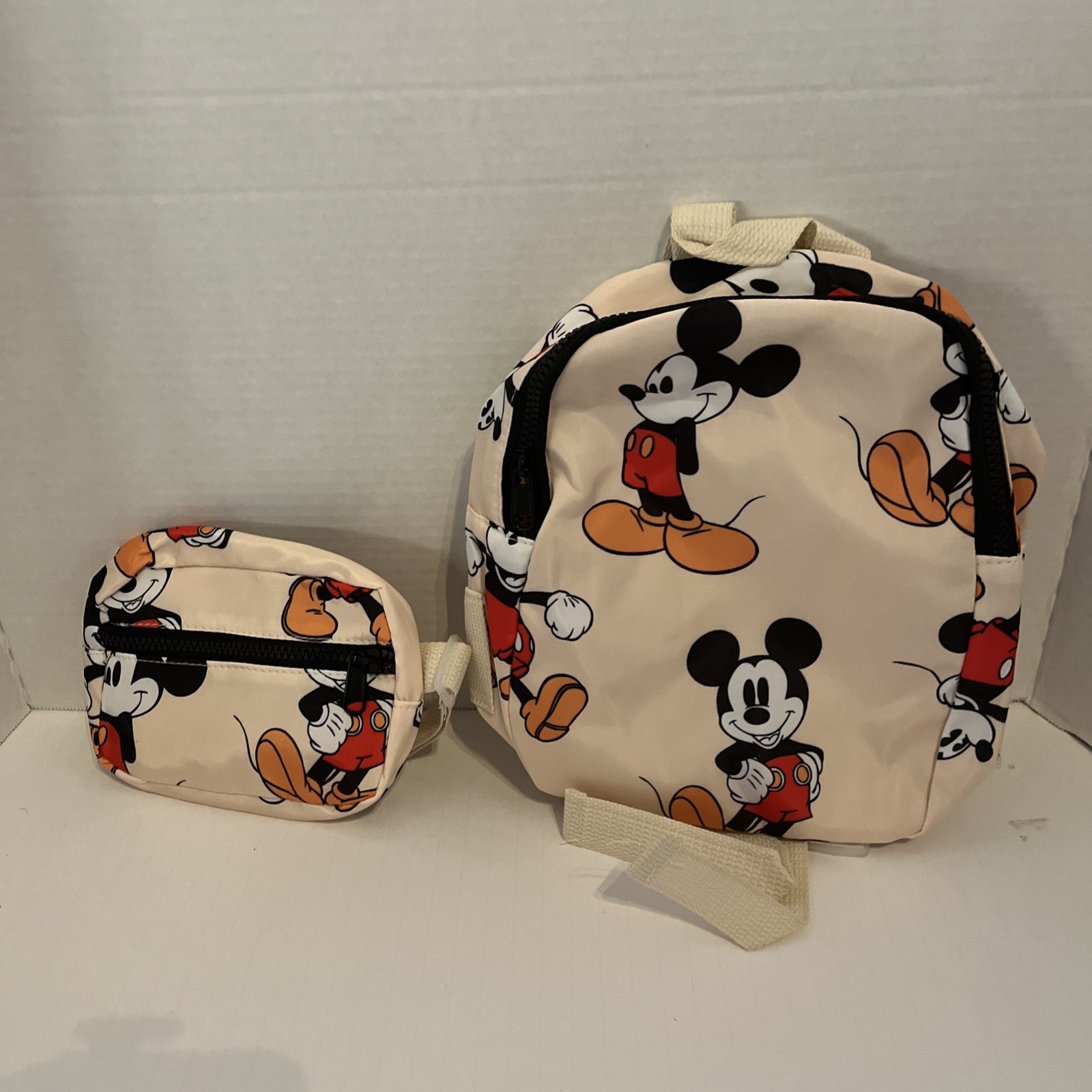 Disney Mini Backpack Purse W/Fanny pack Mickey Mouse a5
