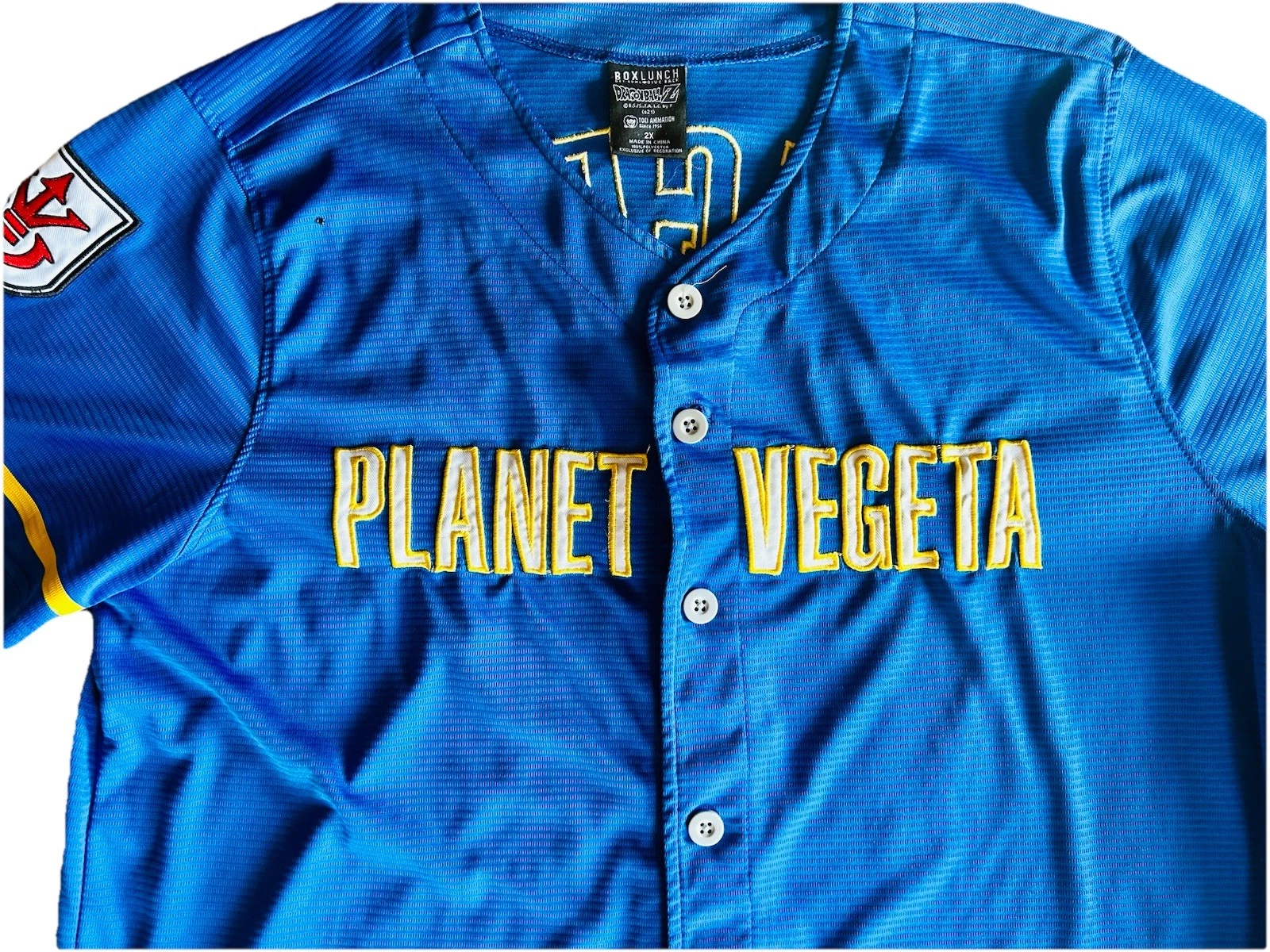 Dragon Ball Z Planet Vegeta Baseball Jersey