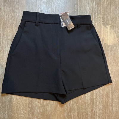 Brand New Express Black Shorts Usable Pockets On Front, False Pockets On Back