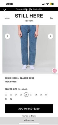 still here New York childhood Jeans in black