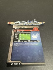 Axis Allies War at Sea BASE SET Koln 38/64 with card Custom Paint