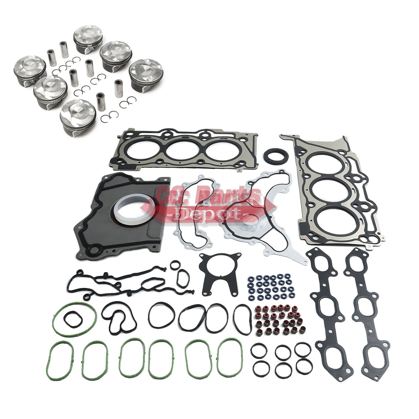 Engine Overhaul Piston Gasket Kit Fit For Maserati LEVANTE GHIBLI M156D 3.0T