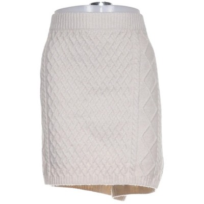 H&M, Rock, Größe: XL, Beige, Acryl/Polyester/Wolle, Chevron, Zopfstrick #5yI