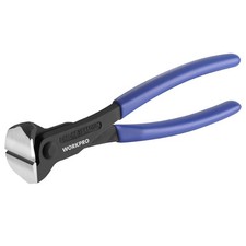 WORKPRO 8 Inch Nail Puller, End Cutting Pliers - Black Finish Large,